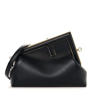 Shiny Nappa Midi Fendi First Black