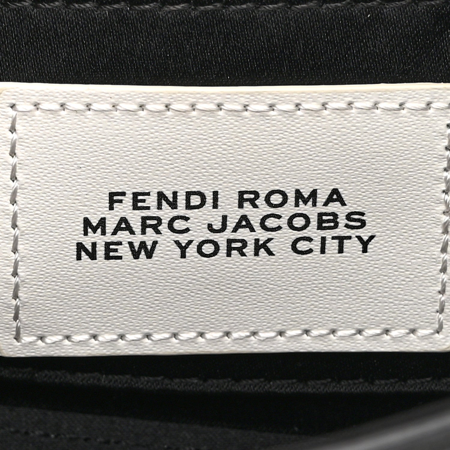 X MARC JACOBS Nappa Logo Phone Baguette Black - Image 6