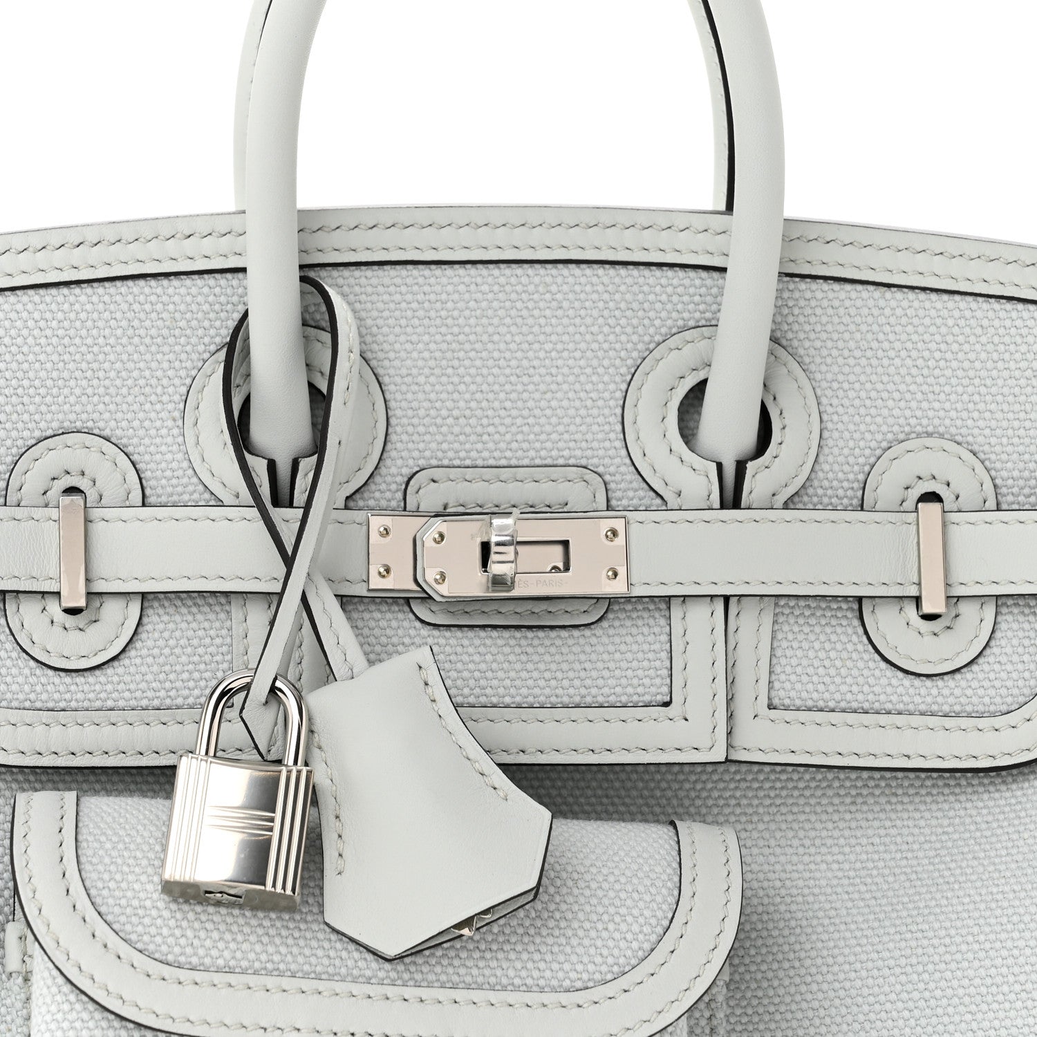Toile Goeland Swift Cargo Birkin 25 Gris Platine - Image 8