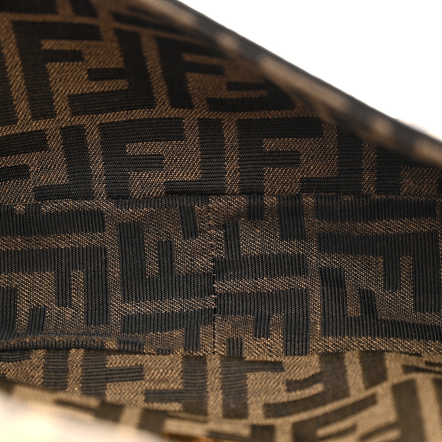Fabric Jacquard FF 1974 Medium Baguette Tobacco Moro Black - Image 5