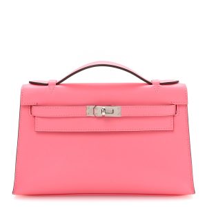 Swift Kelly Pochette Clutch Rose Azalee