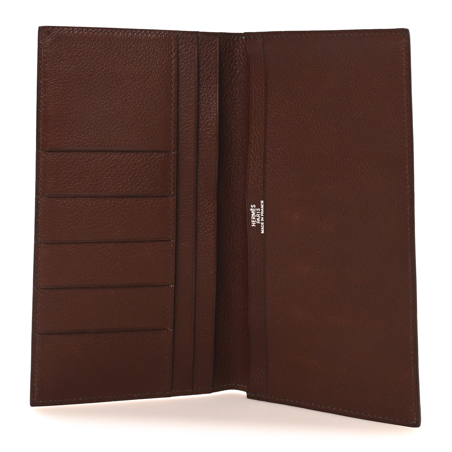 Evercolor Citizen Twill Long Wallet Chocolate - Image 6