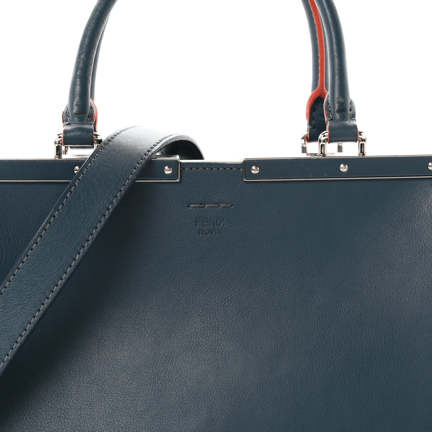 Vitello Dolce Century Petite 3Jours Tote Pavone - Image 8