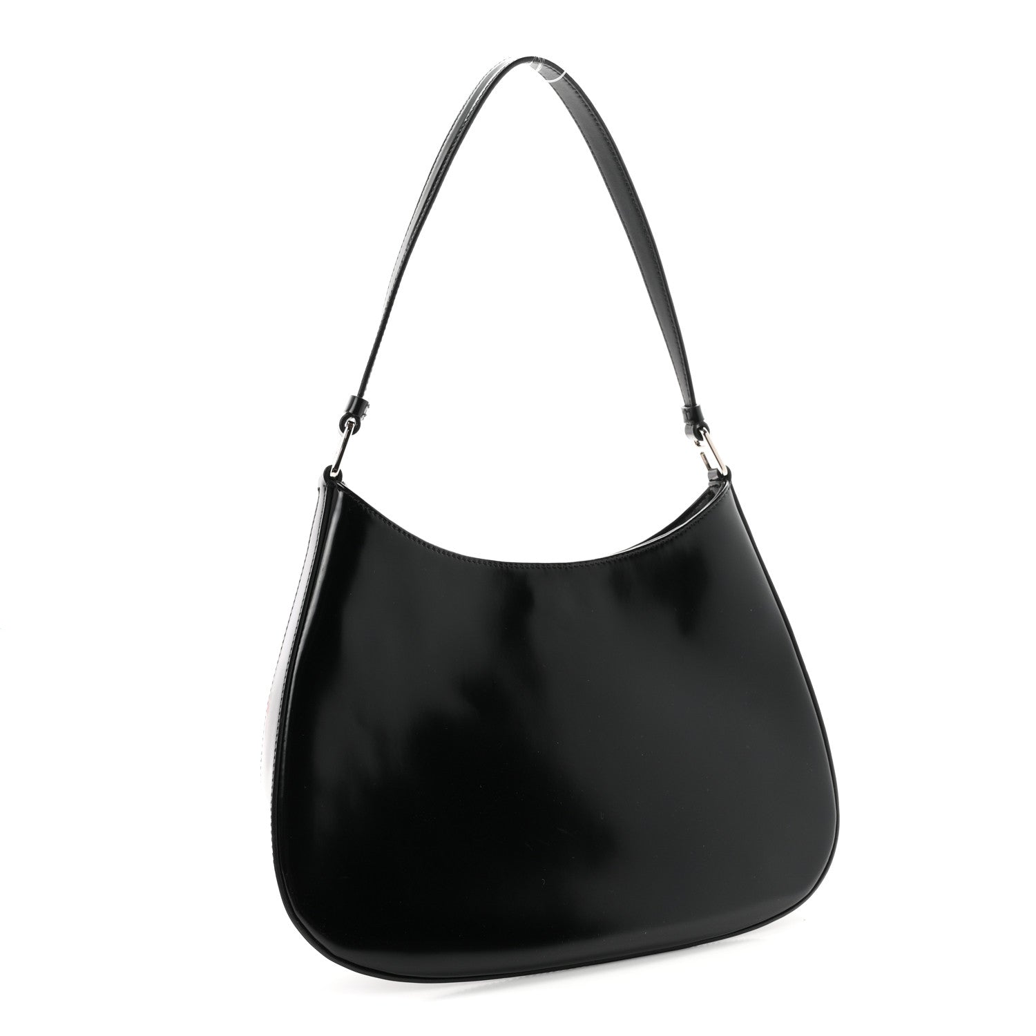 Spazzolato Cleo Shoulder Bag Black - Image 3
