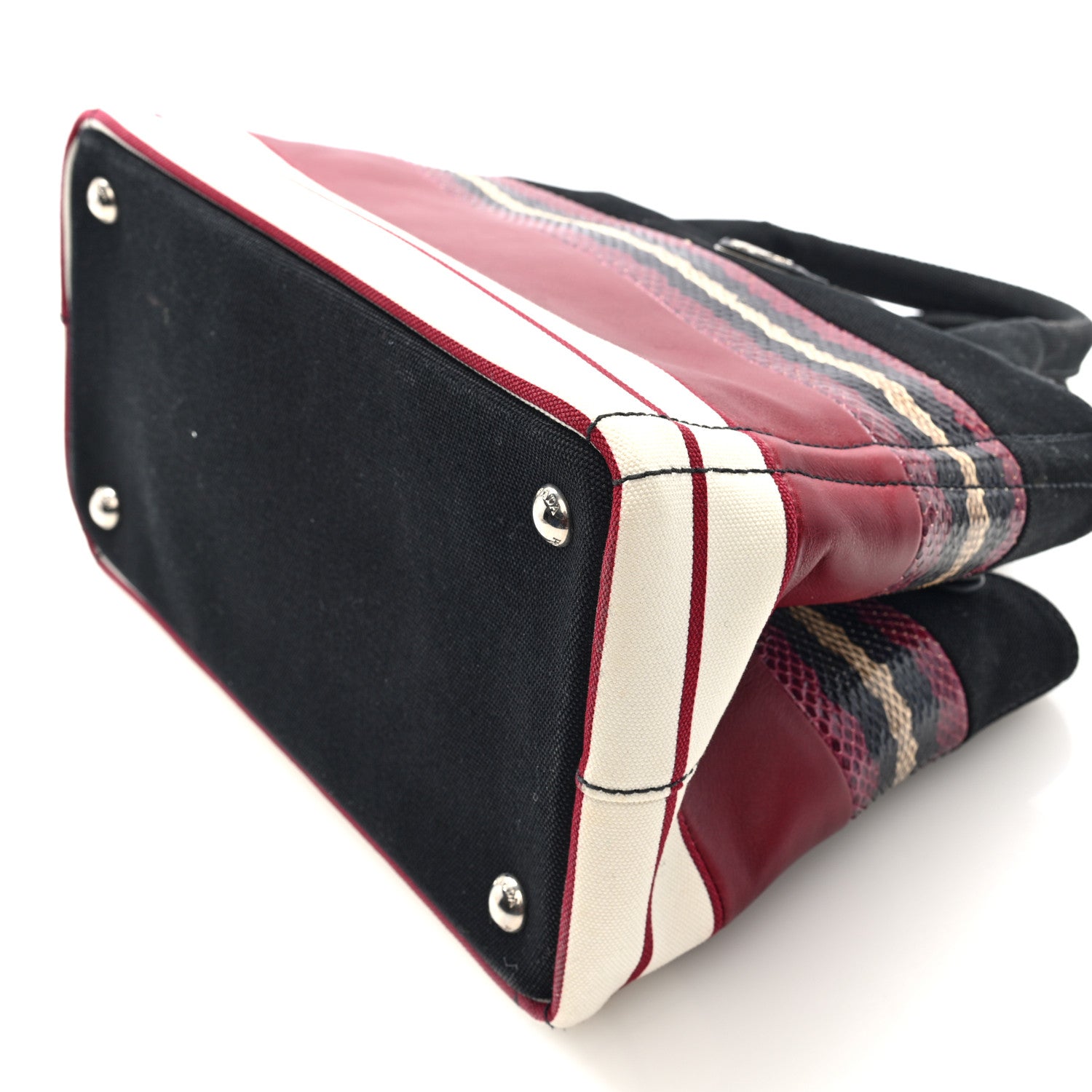 Patch Righe Mix Tote Cerise - Image 9
