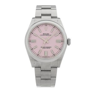 Stainless Steel 41mm Oyster Perpetual Watch Candy Pink 134300