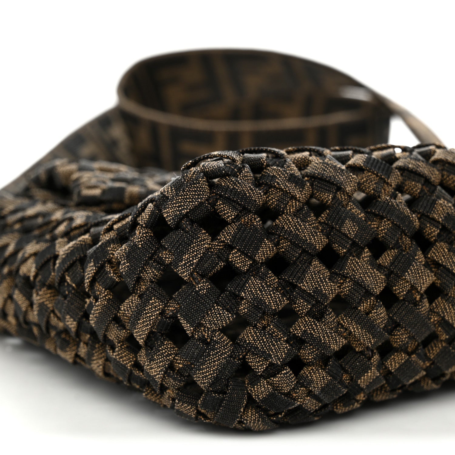 Fabric Jacquard FF 1974 Woven Knotted Baguette Tobacco Moro - Image 8