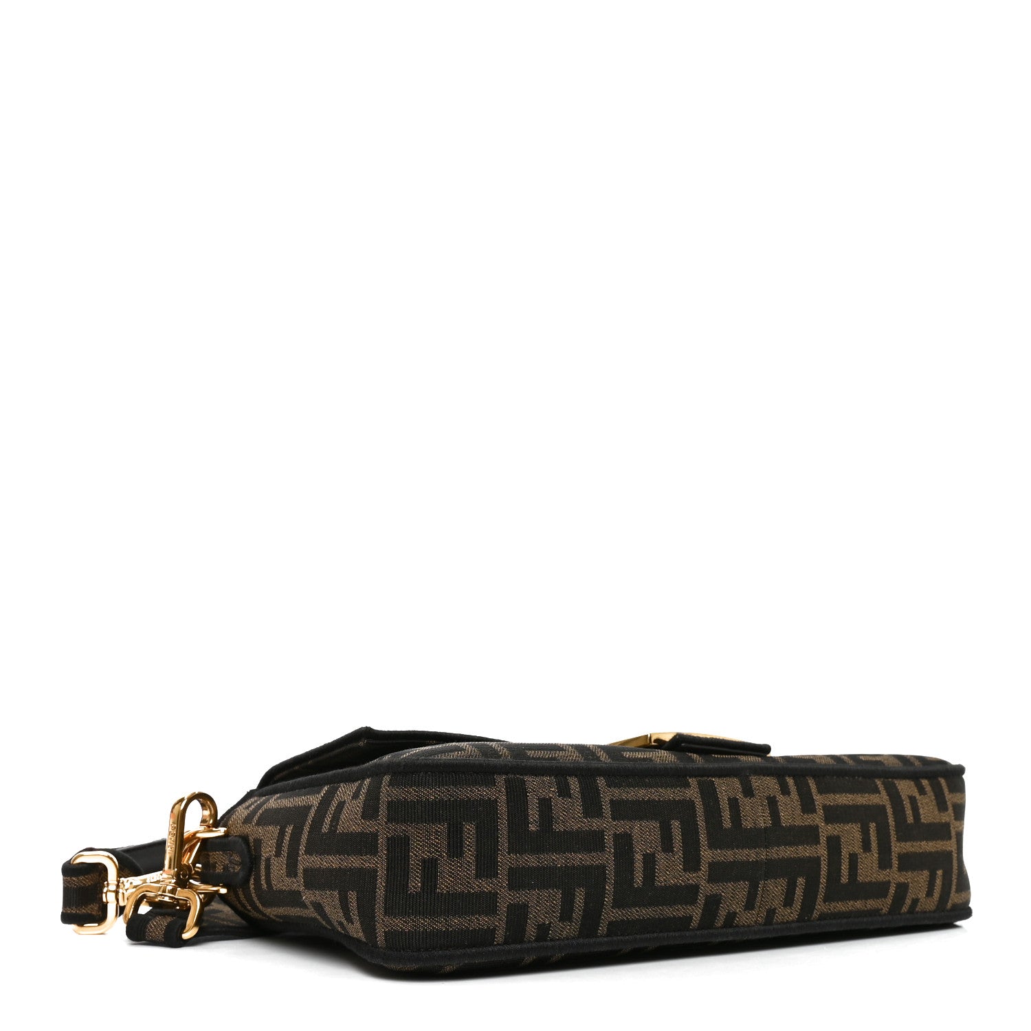 Fabric Jacquard FF 1974 Medium Baguette Tobacco Moro Black - Image 4