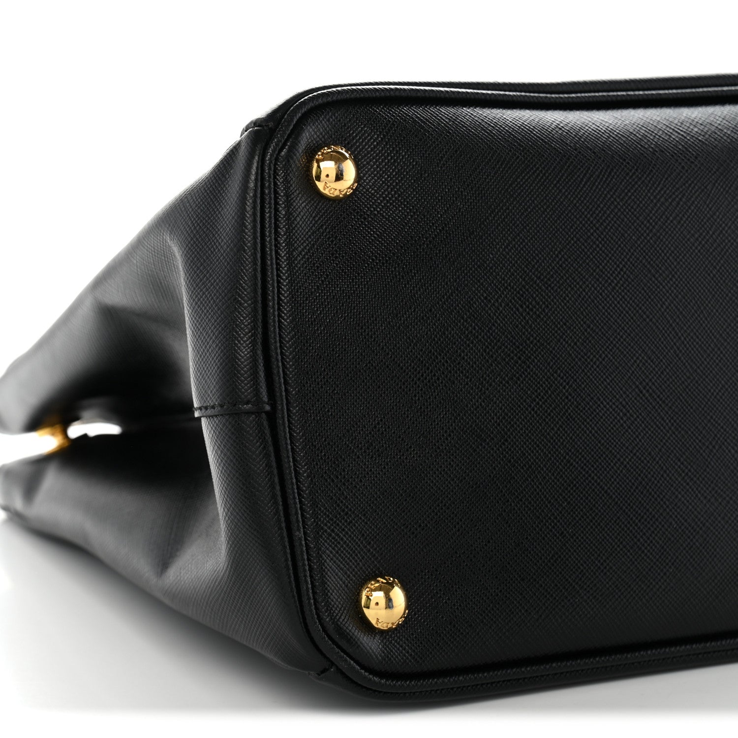 Saffiano Medium Galleria Double Zip Tote Black - Image 8