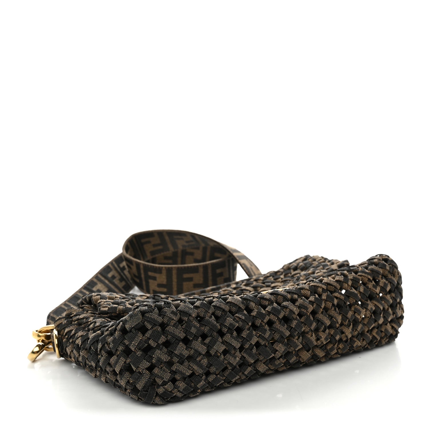 Fabric Jacquard FF 1974 Woven Knotted Baguette Tobacco Moro - Image 4