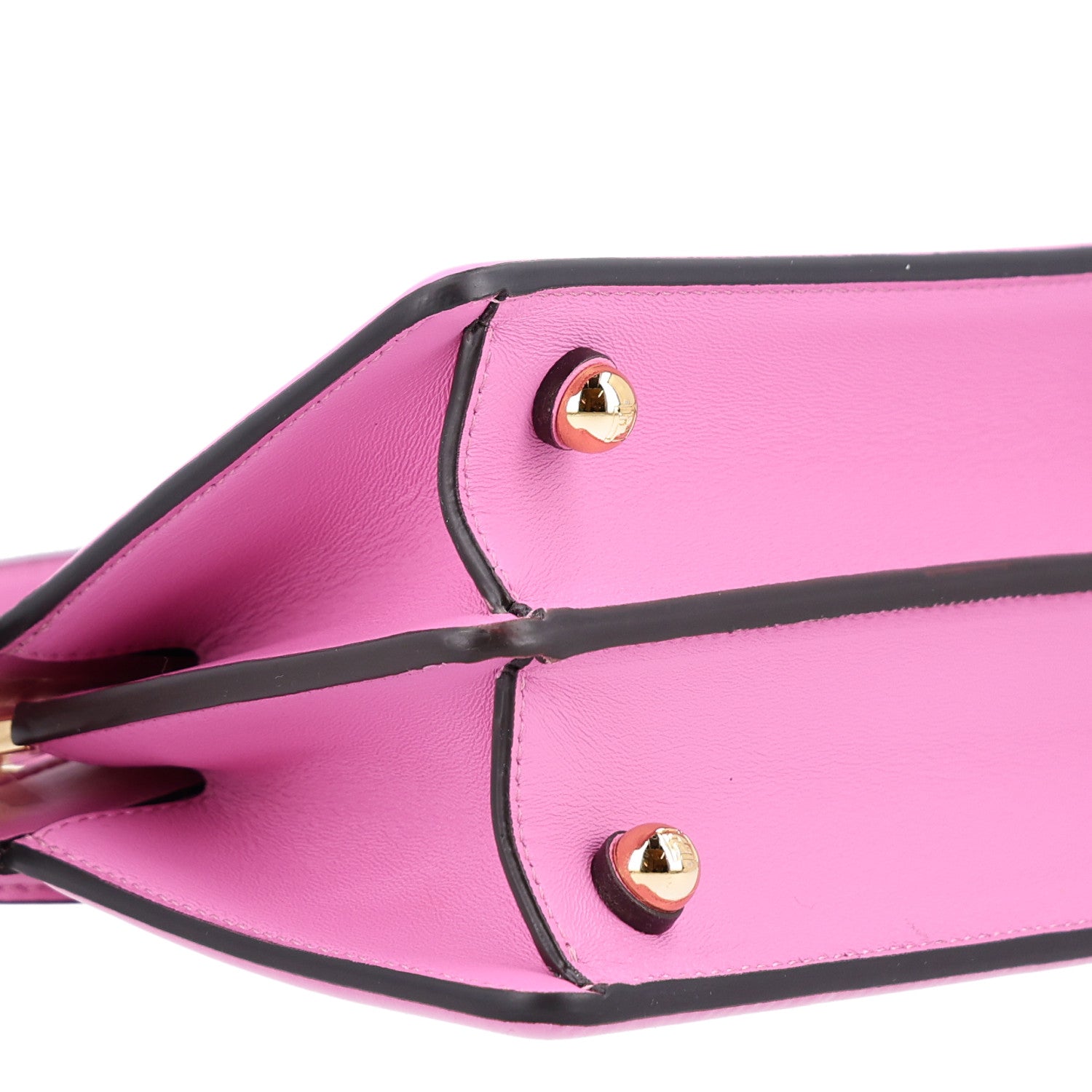 Shiny Nappa Petite Peekaboo I SEE U Satchel Rosa - Image 8