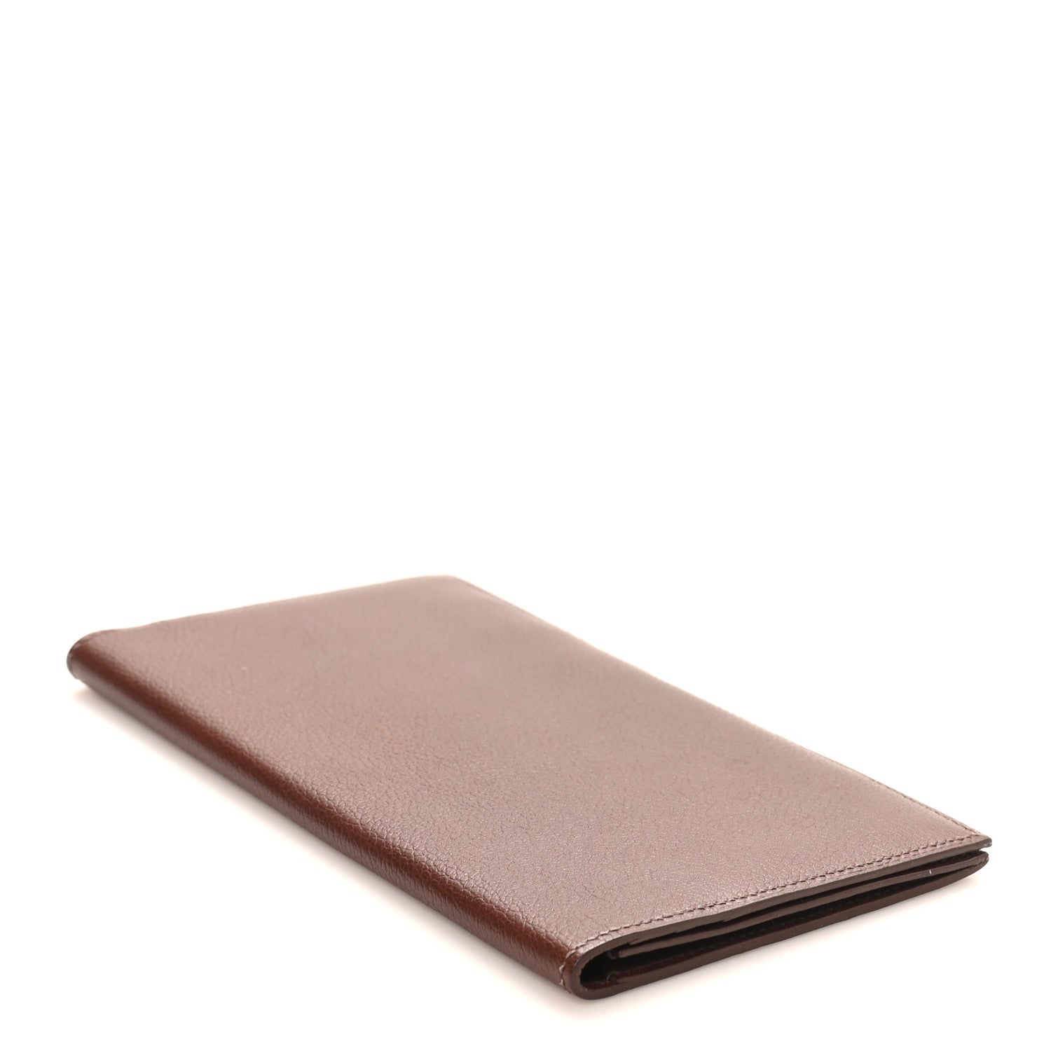 Evercolor Citizen Twill Long Wallet Chocolate - Image 4
