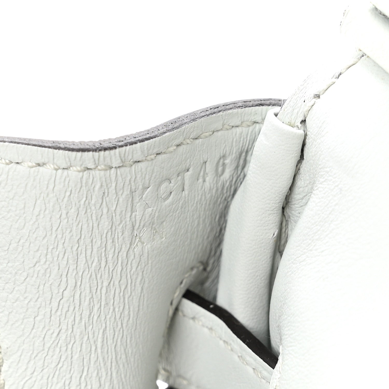 Toile Goeland Swift Cargo Birkin 25 Gris Platine - Image 7