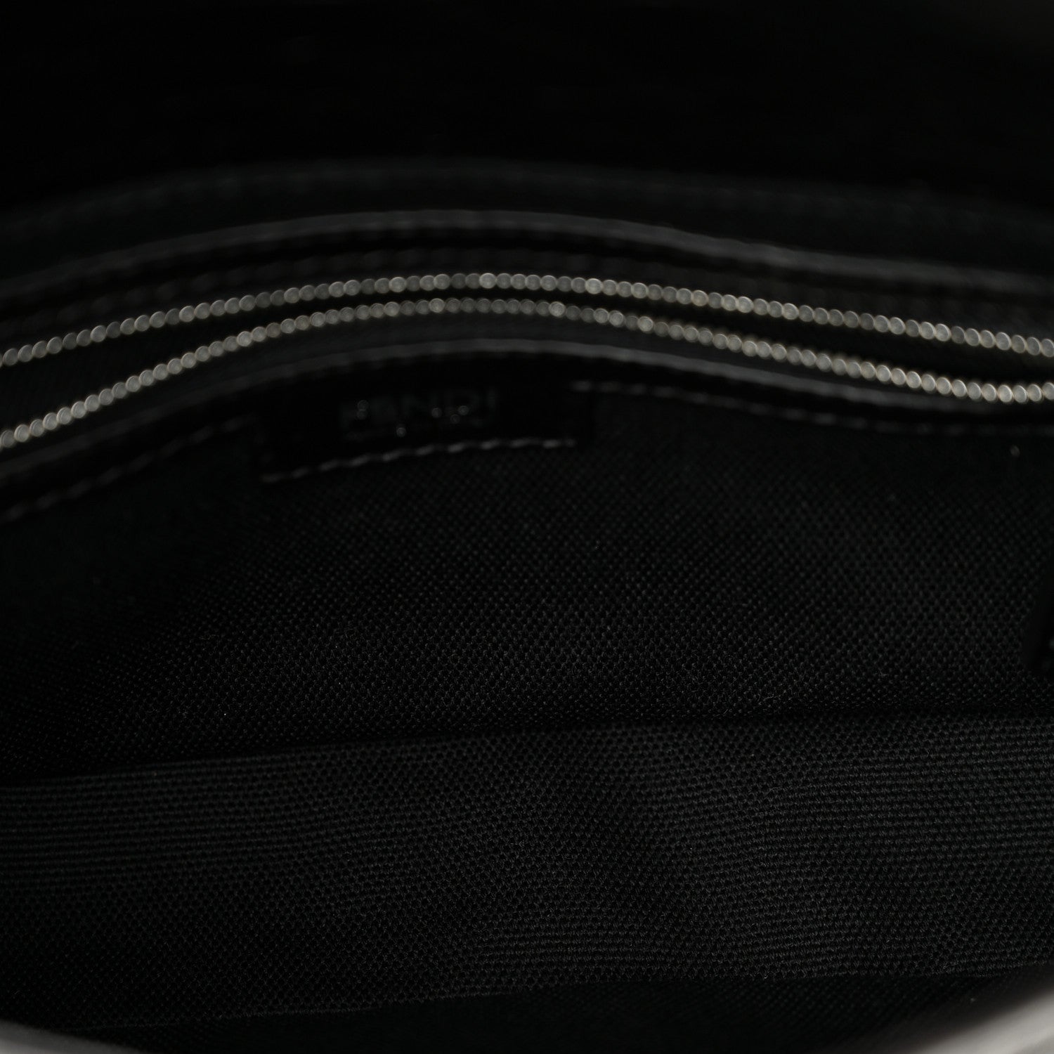 Crackled Calfskin Baguette 26424 Black - Image 5