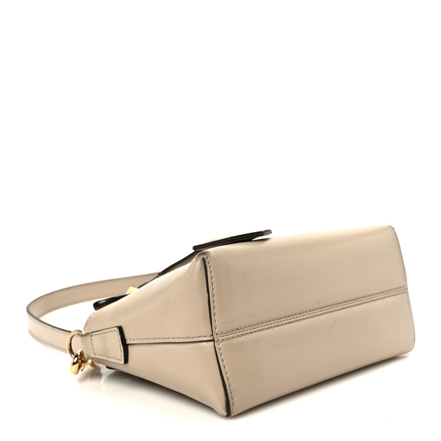 Vitello King Logo Embossed Mini By The Way Boston Bag Nuvola - Image 3