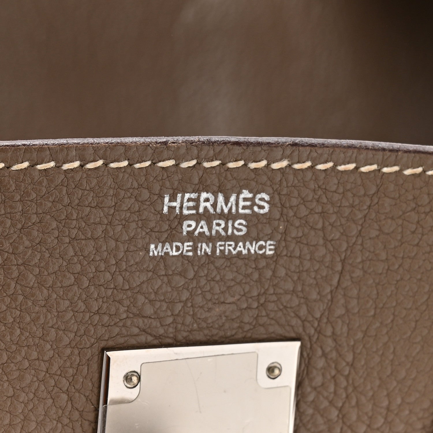 Togo Birkin 30 Etoupe - Image 6