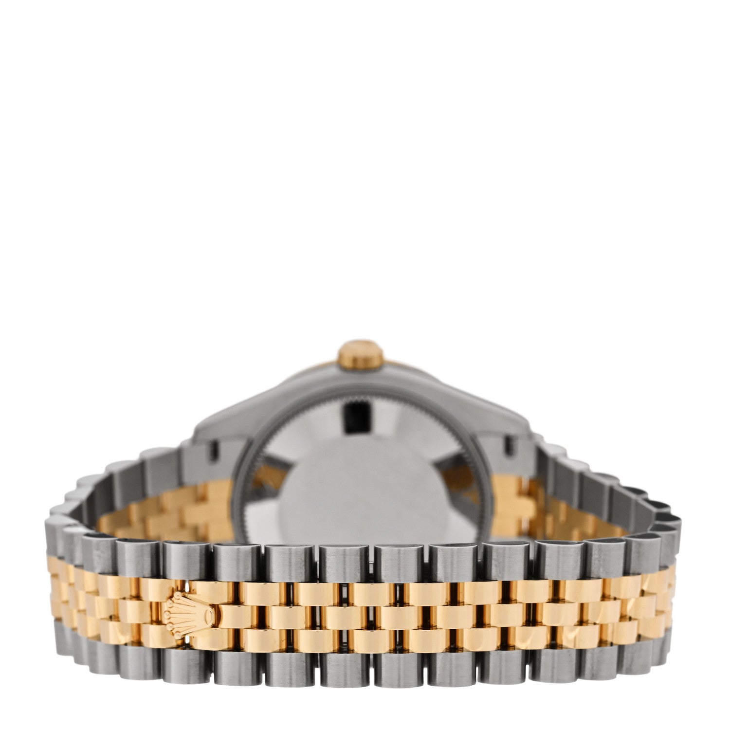Stainless Steel 18K Yellow Gold Diamond Bezel 31mm Oyster Perpetual Datejust Watch Green Floral 278383RBR - Image 3