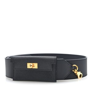 Swift Epsom Pocket Kelly Shoulder Strap Black