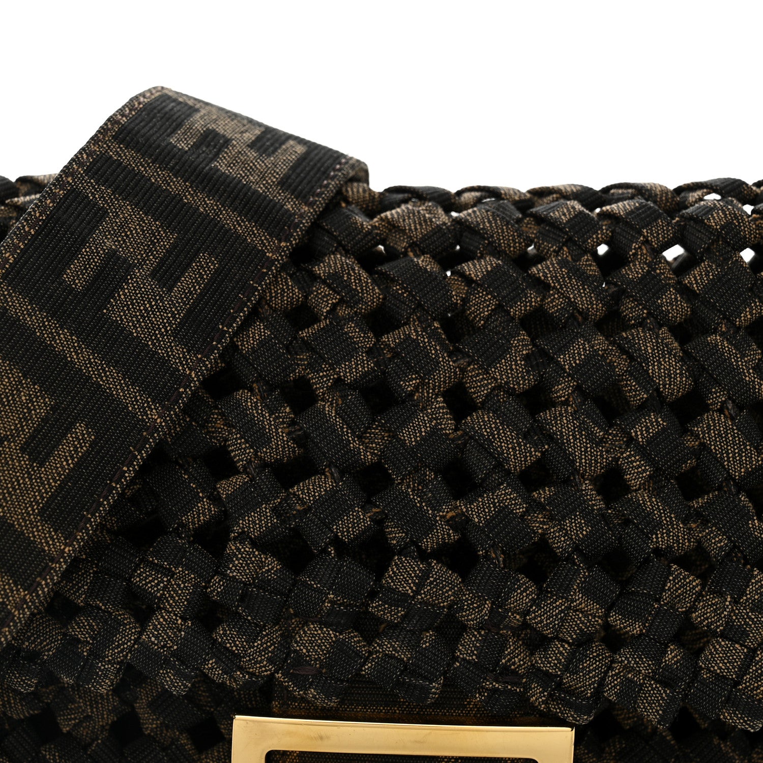 Fabric Jacquard FF 1974 Woven Knotted Baguette Tobacco Moro - Image 7
