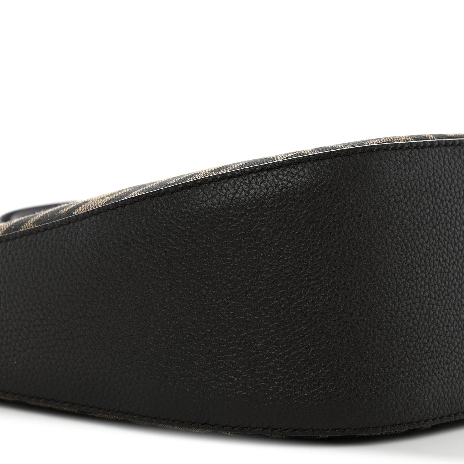 Fabric Jacquard FF Melon Bag Tobacco Black - Image 9