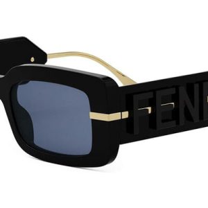 Fendi FE40133I Fendigraphy Black Square Sunglasses