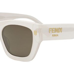Fendi Roma FE40100I Sunglasses in Ivory