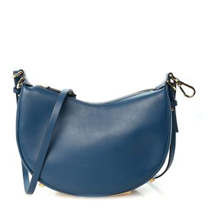Vitello Grace Matte Mini Fendigraphy Hobo Bag Poseidon