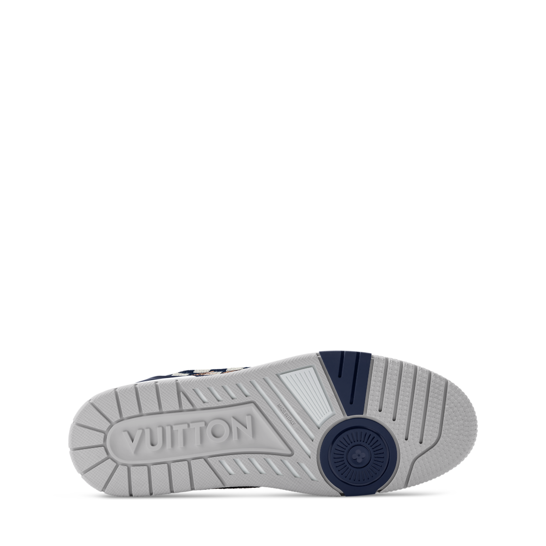 Louis Vuitton Trainer Sneaker Damier Moka Blue - 图片 5