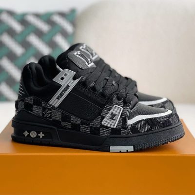 Louis Vuitton LV Trainer Damier Denim Black - 图片 11