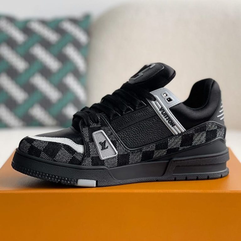 Louis Vuitton LV Trainer Damier Denim Black - 图片 9