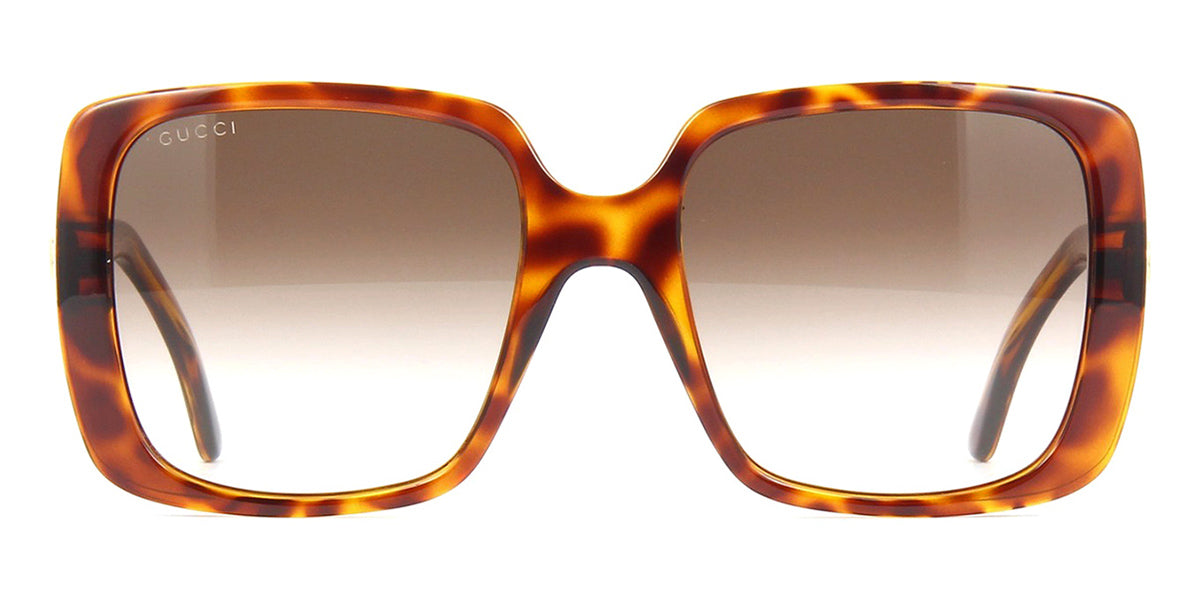 Gucci GG0632S Rectangular Marmont Logo Sunglasses in Brown - 图片 3