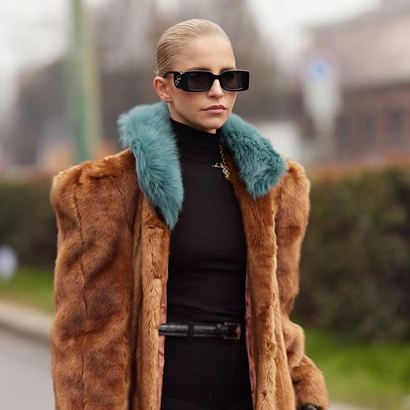 Gucci GG1325S Slim Sunglasses in Black - 图片 2