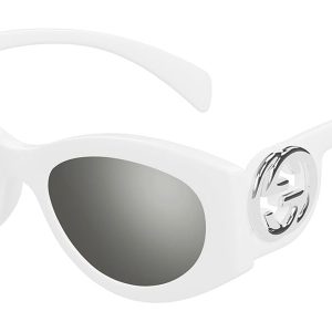 Gucci GG1691S White Cat Eye Sunglasses