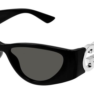 Gucci GG1824S Cat Eye Sunglasses in Black Silver