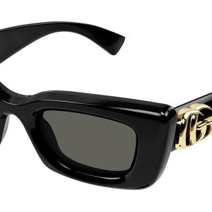 Gucci GG1827S Thick Rim Cat Eye Sunglasses in Black