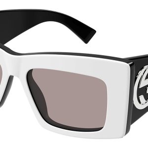 Gucci GG1842S White Duotone Cat Eye Sunglasses