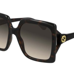 Gucci GG0876S Square Sunglasses in Dark Havana