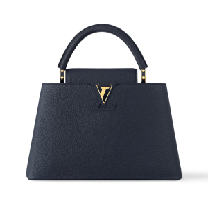 LOUIS VUITTON CAPUCINES MM PURSE - BLACK