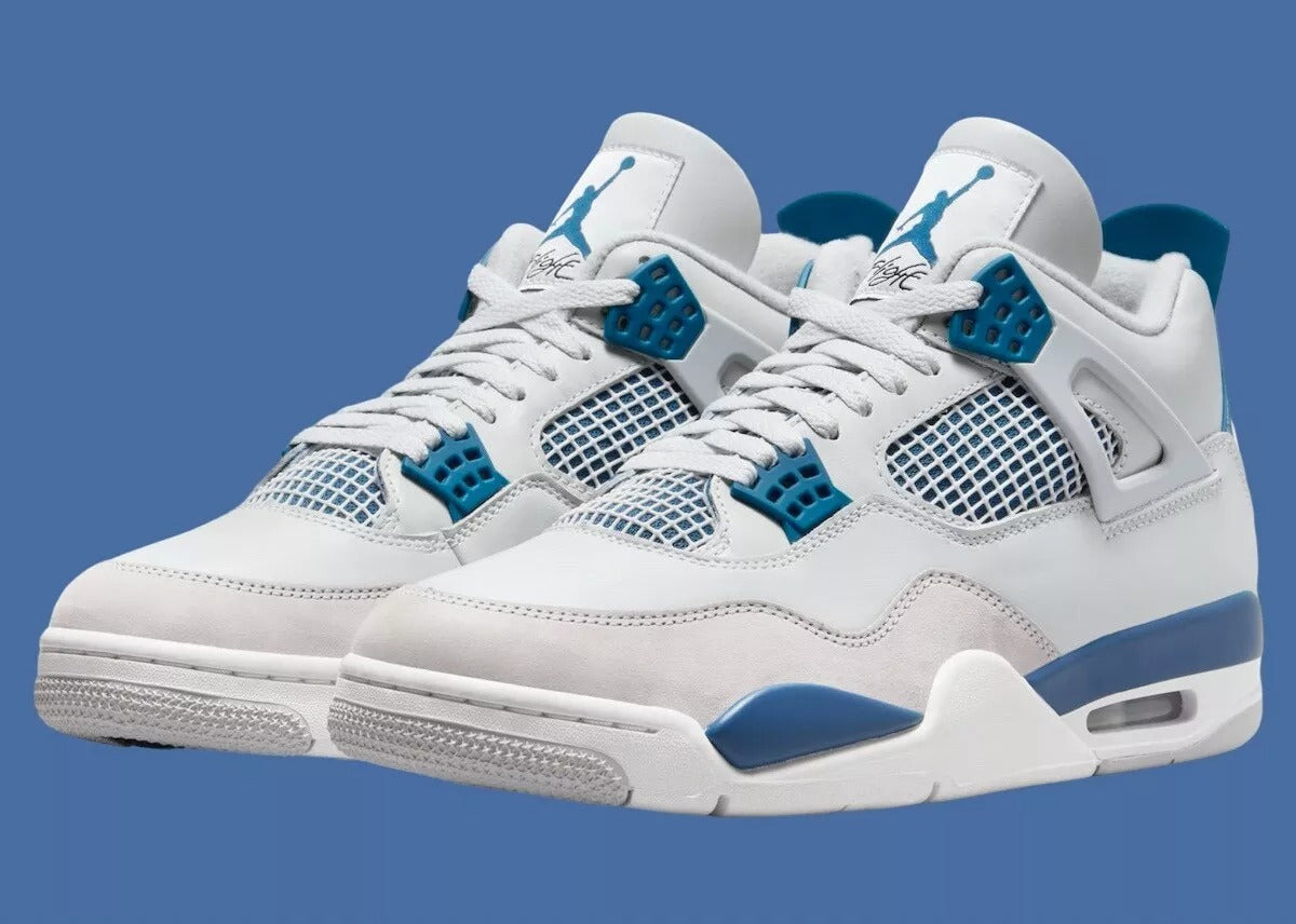Nike Air Jordan 4 Retro GS Military Blue 2024 - 图片 6