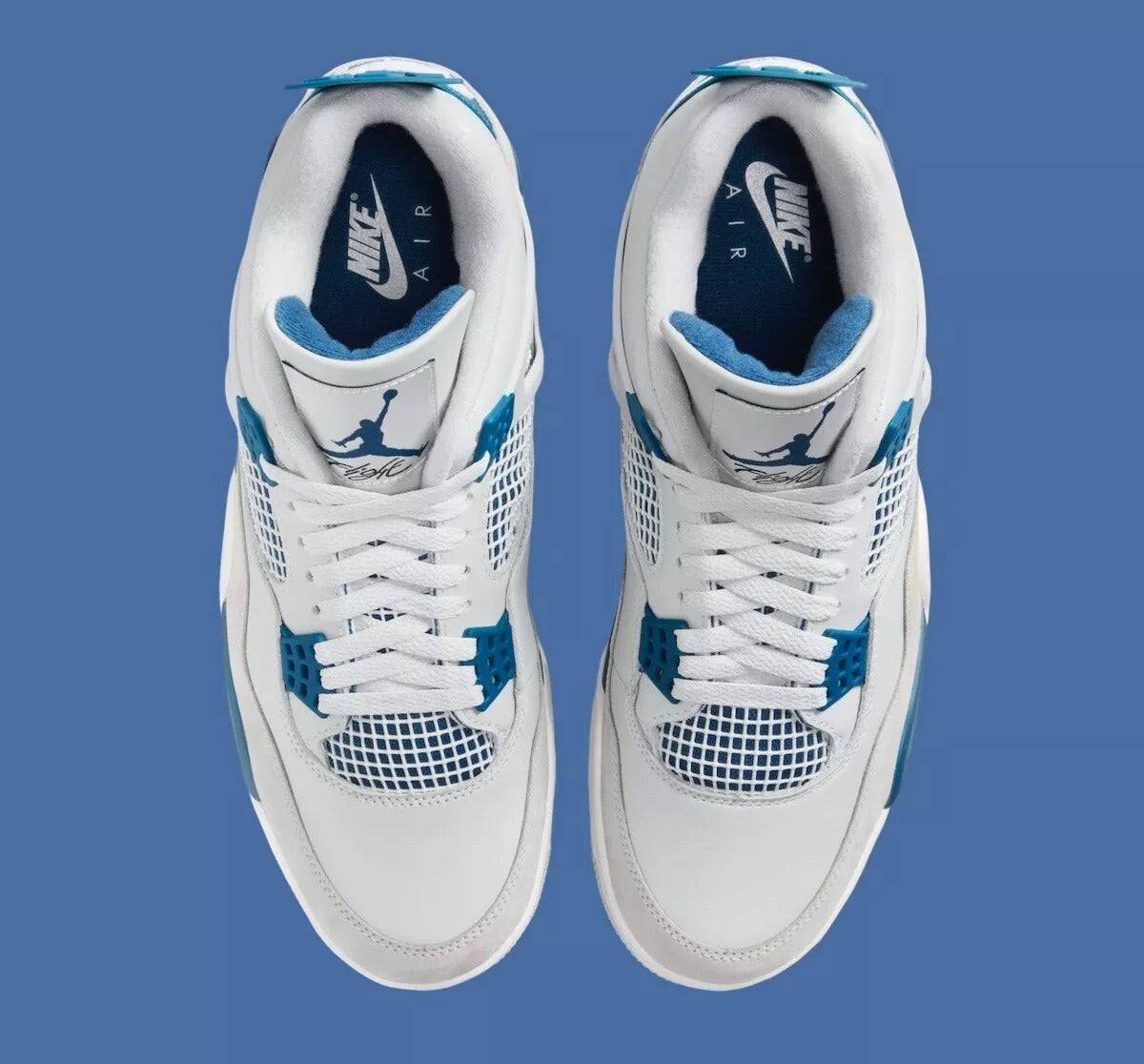 Nike Air Jordan 4 Retro GS Military Blue 2024 - 图片 8