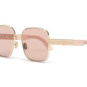 Dior Signature S5U Sunglasses in Gold Pink