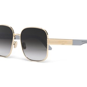 Dior Signature S5U Sunglasses in Gold Grey