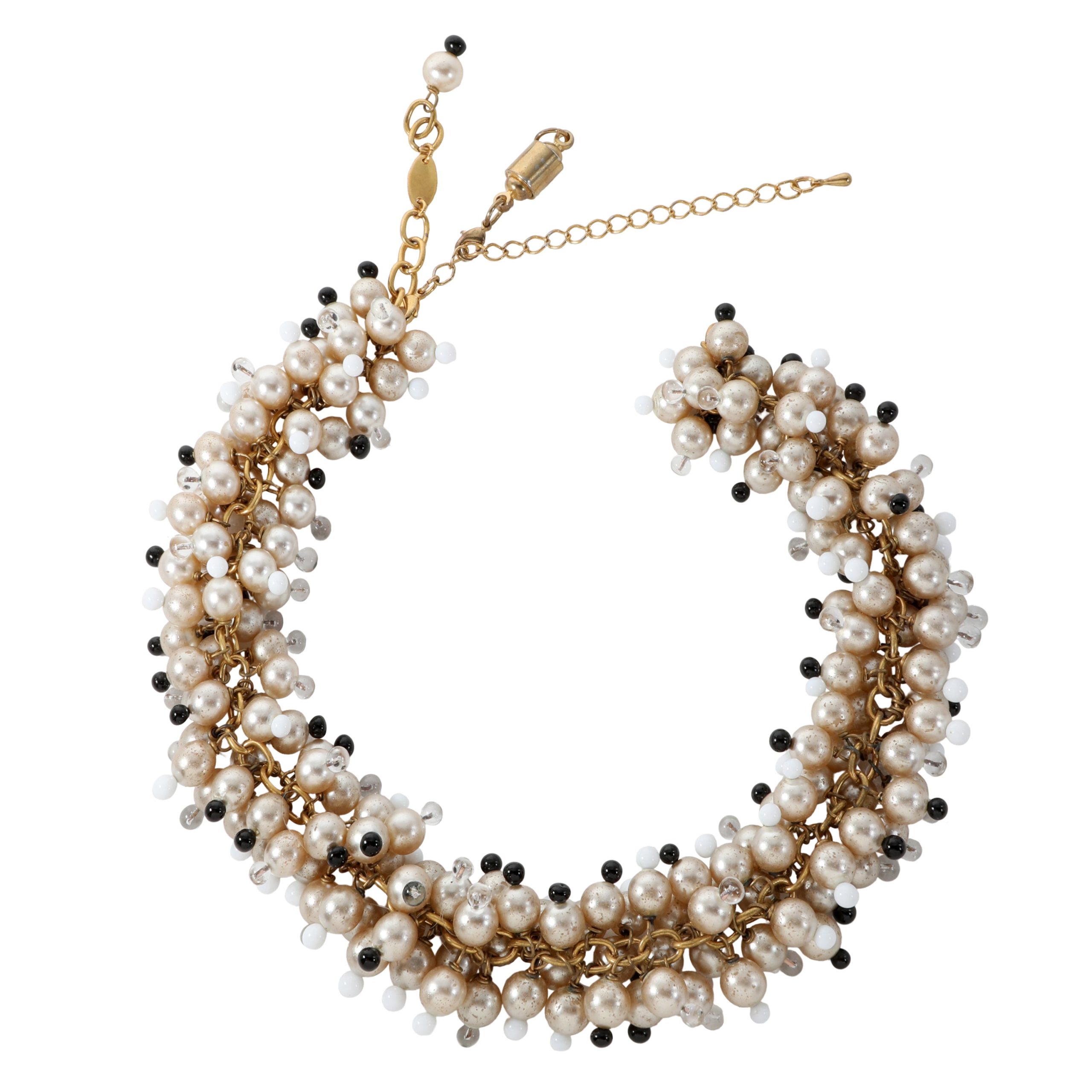 Chanel Multi-Strand Torsade Cluster Collar Necklace - 图片 3