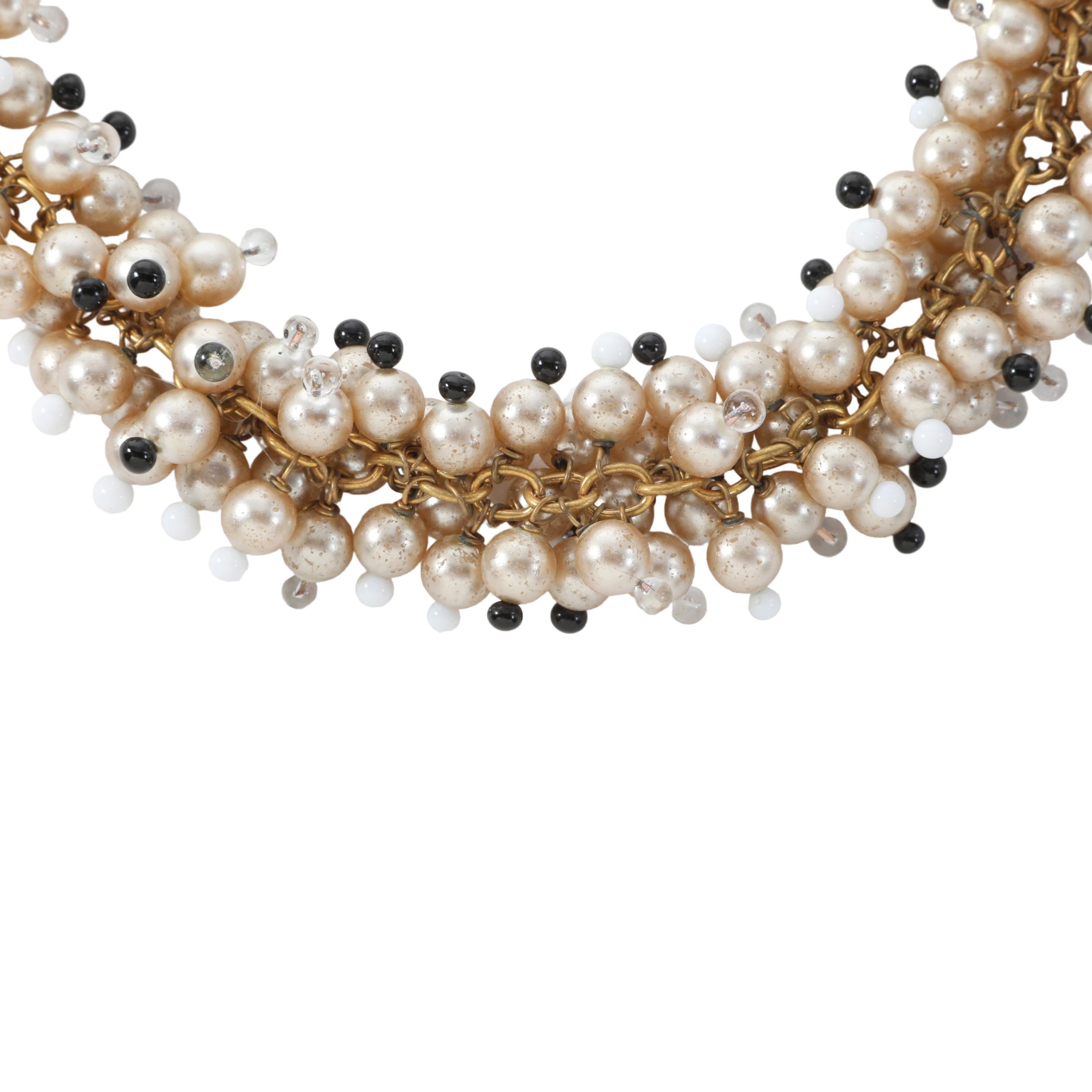 Chanel Multi-Strand Torsade Cluster Collar Necklace - 图片 5