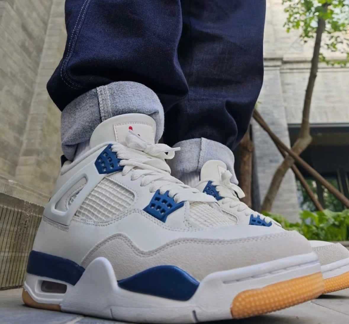 Nike Air Jordan 4 Retro SB Navy - 图片 2